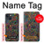 W3815 Psychedelic Art Hülle Schutzhülle Taschen und Leder Flip für iPhone 13 mini