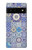 W3537 Moroccan Mosaic Pattern Hülle Schutzhülle Taschen und Leder Flip für Google Pixel 6