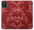 W3817 Red Floral Cherry blossom Pattern Hülle Schutzhülle Taschen und Leder Flip für Motorola Moto G Stylus 5G