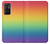 W3698 LGBT Gradient Pride Flag Hülle Schutzhülle Taschen und Leder Flip für OnePlus 9RT 5G