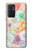 W3705 Pastel Floral Flower Hülle Schutzhülle Taschen und Leder Flip für OnePlus 9RT 5G