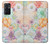 W3705 Pastel Floral Flower Hülle Schutzhülle Taschen und Leder Flip für OnePlus 9RT 5G