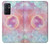 W3709 Pink Galaxy Hülle Schutzhülle Taschen und Leder Flip für OnePlus 9RT 5G
