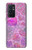 W3710 Pink Love Heart Hülle Schutzhülle Taschen und Leder Flip für OnePlus 9RT 5G