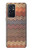 W3752 Zigzag Fabric Pattern Graphic Printed Hülle Schutzhülle Taschen und Leder Flip für OnePlus 9RT 5G
