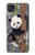 W3793 Cute Baby Panda Snow Painting Hülle Schutzhülle Taschen und Leder Flip für Motorola Moto G50 5G [for G50 5G only. NOT for G50]