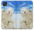 W3794 Arctic Polar Bear in Love with Seal Paint Hülle Schutzhülle Taschen und Leder Flip für Motorola Moto G50 5G [for G50 5G only. NOT for G50]