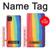 W3799 Cute Vertical Watercolor Rainbow Hülle Schutzhülle Taschen und Leder Flip für Motorola Moto G50 5G [for G50 5G only. NOT for G50]