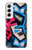 W3445 Graffiti Street Art Hülle Schutzhülle Taschen und Leder Flip für Samsung Galaxy S22