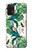 W3697 Leaf Life Birds Hülle Schutzhülle Taschen und Leder Flip für Samsung Galaxy M32 5G