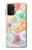 W3705 Pastel Floral Flower Hülle Schutzhülle Taschen und Leder Flip für Samsung Galaxy M32 5G