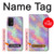 W3706 Pastel Rainbow Galaxy Pink Sky Hülle Schutzhülle Taschen und Leder Flip für Samsung Galaxy M32 5G