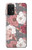 W3716 Rose Floral Pattern Hülle Schutzhülle Taschen und Leder Flip für Samsung Galaxy M32 5G