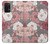 W3716 Rose Floral Pattern Hülle Schutzhülle Taschen und Leder Flip für Samsung Galaxy M32 5G
