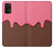 W3754 Strawberry Ice Cream Cone Hülle Schutzhülle Taschen und Leder Flip für Samsung Galaxy M32 5G