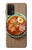 W3756 Ramen Noodles Hülle Schutzhülle Taschen und Leder Flip für Samsung Galaxy M32 5G