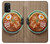 W3756 Ramen Noodles Hülle Schutzhülle Taschen und Leder Flip für Samsung Galaxy M32 5G
