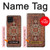 W3813 Persian Carpet Rug Pattern Hülle Schutzhülle Taschen und Leder Flip für Samsung Galaxy M22