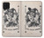W3818 Vintage Playing Card Hülle Schutzhülle Taschen und Leder Flip für Samsung Galaxy M22