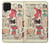 W3820 Vintage Cowgirl Fashion Paper Doll Hülle Schutzhülle Taschen und Leder Flip für Samsung Galaxy M22