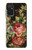 W3013 Vintage Antique Roses Hülle Schutzhülle Taschen und Leder Flip für Samsung Galaxy M52 5G