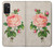 W3079 Vintage Pink Rose Hülle Schutzhülle Taschen und Leder Flip für Samsung Galaxy M52 5G