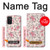 W3095 Vintage Rose Pattern Hülle Schutzhülle Taschen und Leder Flip für Samsung Galaxy M52 5G