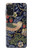 W3791 William Morris Strawberry Thief Fabric Hülle Schutzhülle Taschen und Leder Flip für Samsung Galaxy M52 5G