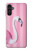 W3805 Flamingo Pink Pastel Hülle Schutzhülle Taschen und Leder Flip für Samsung Galaxy A13 5G