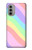 W3810 Pastel Unicorn Summer Wave Hülle Schutzhülle Taschen und Leder Flip für Motorola Moto G51 5G