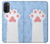 W3618 Cat Paw Hülle Schutzhülle Taschen und Leder Flip für Motorola Moto G71 5G