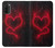 W3682 Devil Heart Hülle Schutzhülle Taschen und Leder Flip für Motorola Moto G71 5G