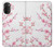 W3707 Pink Cherry Blossom Spring Flower Hülle Schutzhülle Taschen und Leder Flip für Motorola Moto G71 5G