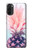 W3711 Pink Pineapple Hülle Schutzhülle Taschen und Leder Flip für Motorola Moto G71 5G