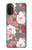W3716 Rose Floral Pattern Hülle Schutzhülle Taschen und Leder Flip für Motorola Moto G71 5G