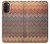W3752 Zigzag Fabric Pattern Graphic Printed Hülle Schutzhülle Taschen und Leder Flip für Motorola Moto G71 5G