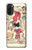 W3820 Vintage Cowgirl Fashion Paper Doll Hülle Schutzhülle Taschen und Leder Flip für Motorola Moto G71 5G