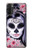 W3821 Sugar Skull Steam Punk Girl Gothic Hülle Schutzhülle Taschen und Leder Flip für Motorola Moto G71 5G