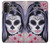 W3821 Sugar Skull Steam Punk Girl Gothic Hülle Schutzhülle Taschen und Leder Flip für Motorola Moto G71 5G