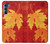W0479 Maple Leaf Hülle Schutzhülle Taschen und Leder Flip für Motorola Edge S30