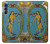 W3746 Tarot Card The World Hülle Schutzhülle Taschen und Leder Flip für Motorola Edge S30