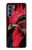 W3797 Chicken Rooster Hülle Schutzhülle Taschen und Leder Flip für Motorola Edge S30