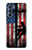 W3803 Electrician Lineman American Flag Hülle Schutzhülle Taschen und Leder Flip für Motorola Edge S30