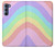 W3810 Pastel Unicorn Summer Wave Hülle Schutzhülle Taschen und Leder Flip für Motorola Edge S30