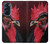 W3797 Chicken Rooster Hülle Schutzhülle Taschen und Leder Flip für Motorola Edge X30