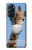 W3806 Funny Giraffe Hülle Schutzhülle Taschen und Leder Flip für Motorola Edge X30