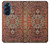 W3813 Persian Carpet Rug Pattern Hülle Schutzhülle Taschen und Leder Flip für Motorola Edge X30