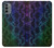 W3366 Rainbow Python Skin Graphic Print Hülle Schutzhülle Taschen und Leder Flip für Motorola Moto G31