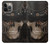 W3852 Steampunk Skull Hülle Schutzhülle Taschen und Leder Flip für iPhone 13 Pro