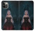 W3847 Lilith Devil Bride Gothic Girl Skull Grim Reaper Hülle Schutzhülle Taschen und Leder Flip für iPhone 12, iPhone 12 Pro
